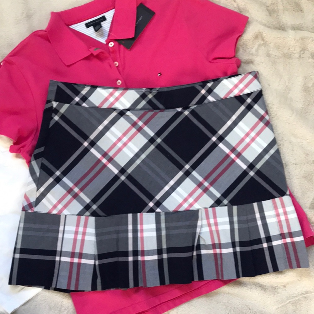 Lady Hagen Plaid skort